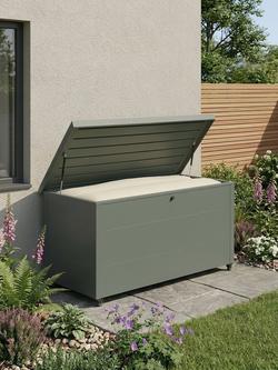 Hayward Jardine Stor Galvanised Lockable Garden Storage Box, 683L - view 2, Green