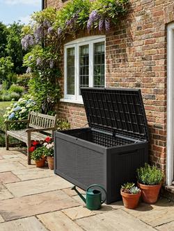 Hayward Jardine Recycled Garden Storage Box, 980L - view 2, Black