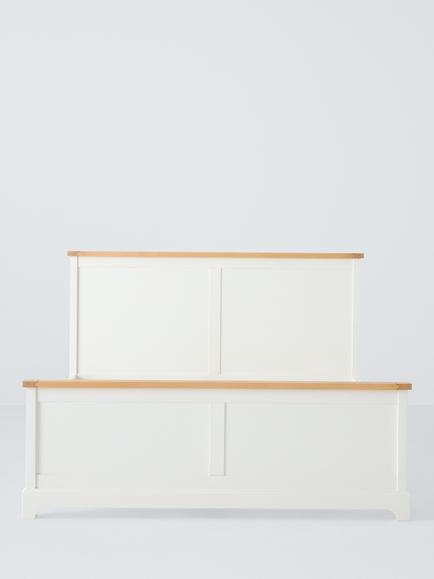 John Lewis Seconds Cove Bed Frame, Double, White Oak - view 2, White Oak