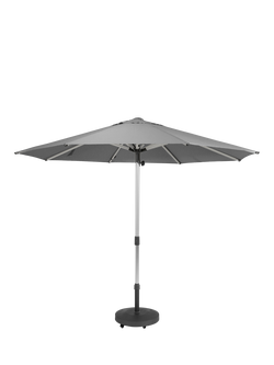 Hayward Jardine Luxury Hydraulic Parasol with Base & Cover, 3m, Grey