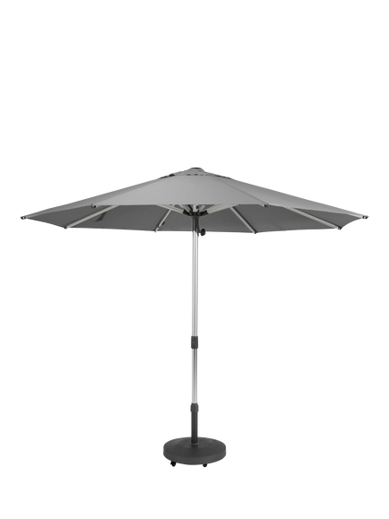 Hayward Jardine Luxury Hydraulic Parasol with Base & Cover, 3m, Grey