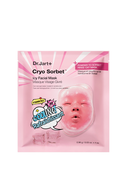 Dr.Jart+ Cryo Sorbet™ Icy Facial Mask To Visibly Depuff, Pack of 4, Clear