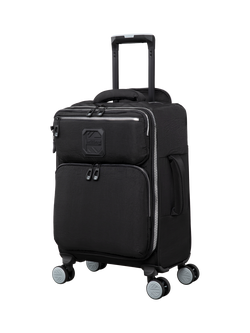 it luggage BRITBAG Ashdon 56cm 8-Wheel Cabin Suitcase, 36L, Black