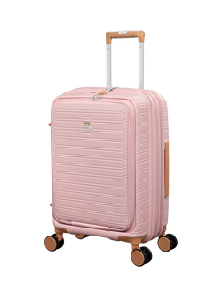 it luggage Continous 8-Wheel Spinner 56cm Expandable Cabin Case, Peach Whip