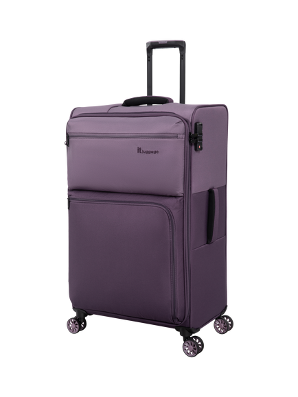 it luggage Duo-Tone 8-Wheel Spinner 78cm Large Suitcase, Ephemera/Plum, Ephemera/Plum