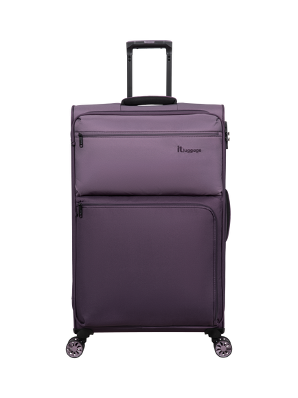 it luggage Duo-Tone 8-Wheel Spinner 78cm Large Suitcase, Ephemera/Plum - view 2, Ephemera/Plum