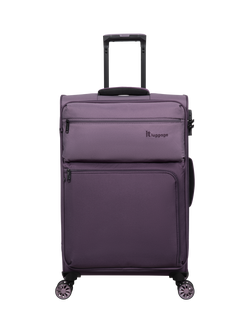 it luggage Duo-Tone 8-Wheel Spinner 68cm Medium Suitcase, Ephemera/Plum - view 2, Ephemera/Plum