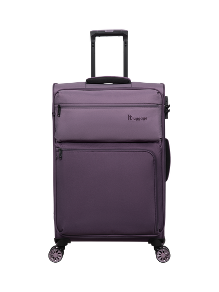 it luggage Duo-Tone 8-Wheel Spinner 68cm Medium Suitcase, Ephemera/Plum - view 2, Ephemera/Plum
