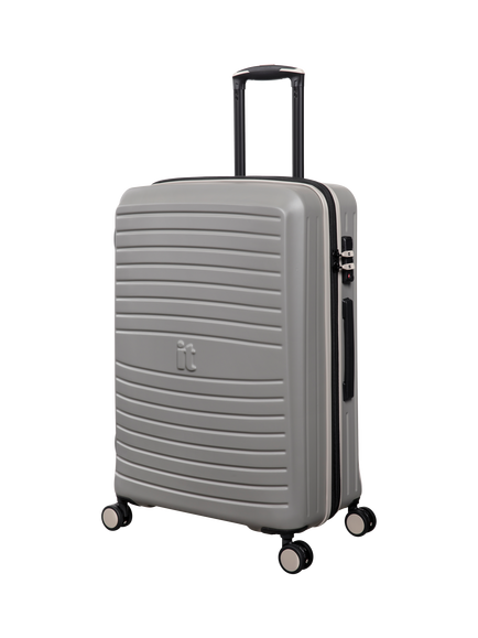 it luggage Eco-Protect 8-Wheel Spinner 70cm Expandable Medium Suitcase, Elephant Skin