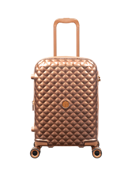 it luggage Glitzy 8-Wheel Spinner 53cm Expandable Cabin Case, Copper - view 2, Copper