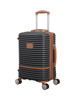 it luggage Replicating 8-Wheel Spinner 55cm Expandable Cabin Case, Charcoal