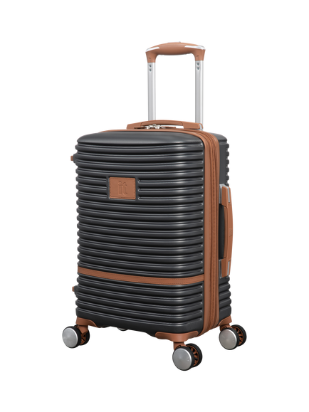it luggage Replicating 8-Wheel Spinner 55cm Expandable Cabin Case, Charcoal