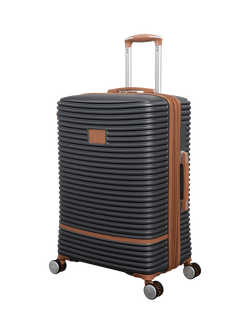 it luggage Replicating 8-Wheel Spinner 71cm Expandable Medium Suitcase, Charcoal