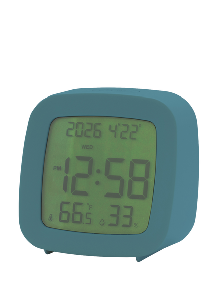 Acctim Camden Digital Alarm Clock - view 2, Dark Teal