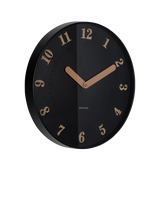 Newgate Clocks No. 5 Railway Quartz Square Wall Clock, 33.5cm, Black