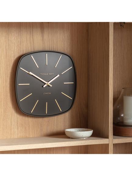 Thomas Kent Bistro Analogue Wall Clock, 29cm - view 2, Chocolate
