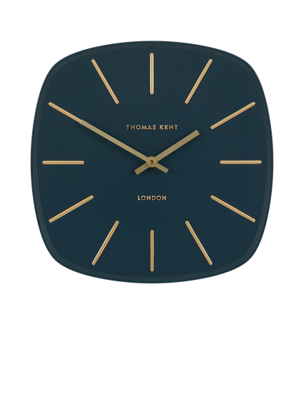 Thomas Kent Bistro Analogue Wall Clock, 29cm, Navy