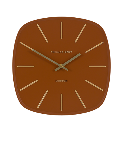 Thomas Kent Bistro Analogue Wall Clock, 29cm, Pumpkin