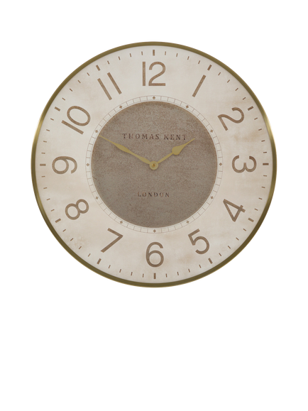 Thomas Kent Harvest Wall Clock, 53cm, Cream, Cream