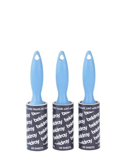 Beldray Lint Rollers, Set of 3, Blue