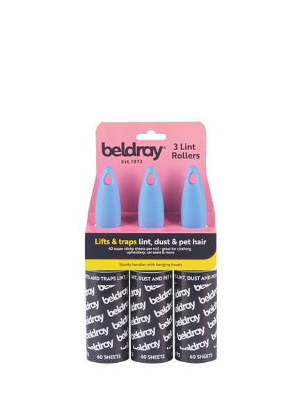 Beldray Lint Rollers, Set of 3 - view 2, Blue