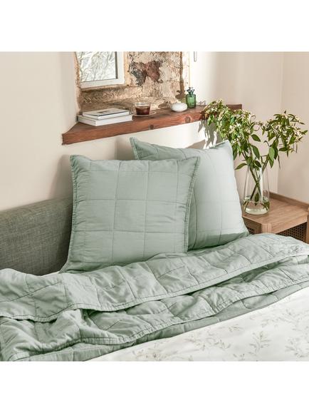 Christy Laundered Cotton Pillowsham, Pink - view 2, Multi