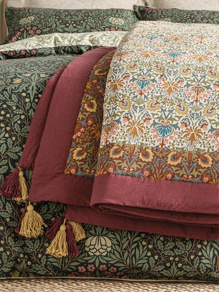 Morris & Co. Meda Iris Quilt, Multi - view 2, Multi