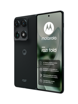 Motorola Razr Fold Foldable Smartphone, 16GB RAM, 8.1”, 5G, SIM Free, 512GB, Blackend Blue, Blackend Blue