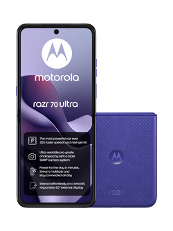 Motorola Razr 70 Ultra Foldable Smartphone, 16GB RAM, 7”, 5G, SIM Free, 512GB, Orient Blue, Orient Blue