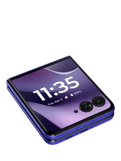 Motorola Razr 70 Ultra Foldable Smartphone, 16GB RAM, 7”, 5G, SIM Free, 512GB, Orient Blue - view 2, Orient Blue