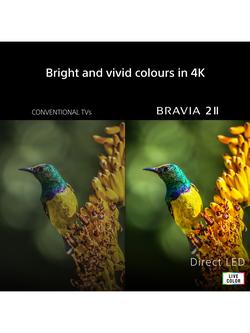 Sony Bravia 2 II K65S25M2PB (2026) LED HDR 4K Ultra HD Smart Google TV, 65 inch with Dolby Atmos, Black - view 2, Black