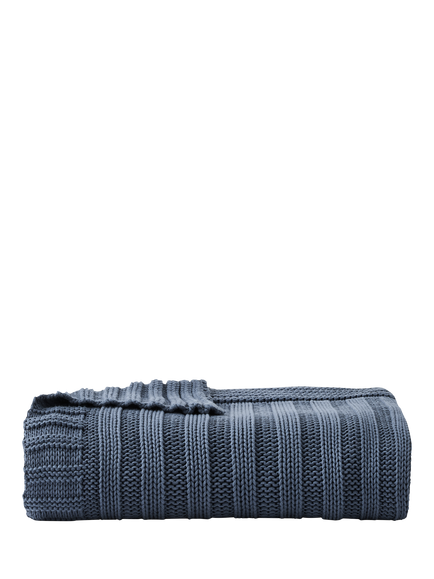 Christy Cambridge Throw, Navy