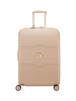 DELSEY Limited Edition Chatelet Air 2.0 66cm Check-In Expandable Suitcase, Beige Rose, Beige Rose