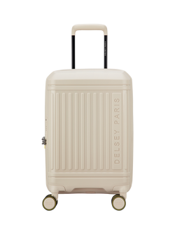 DELSEY Lutece 4-Wheel 55cm Expandable Cabin Case, Beige