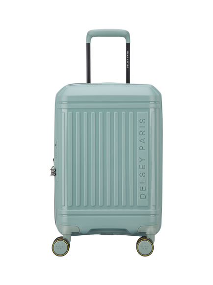 DELSEY Lutece 4-Wheel 55cm Expandable Cabin Case, Sage Green