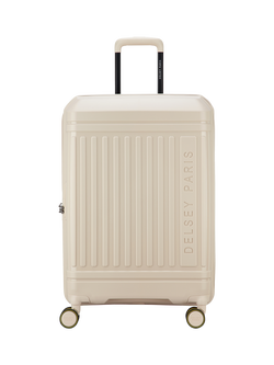 DELSEY Lutece 4-Wheel 69cm Expandable Medium Suitcase, Beige