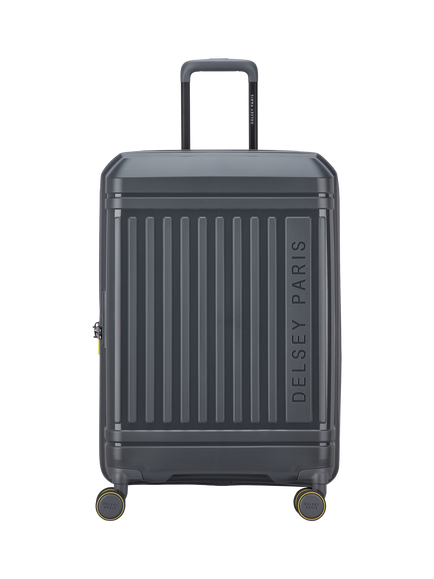 DELSEY Lutece 4-Wheel 69cm Expandable Medium Suitcase, Graphite