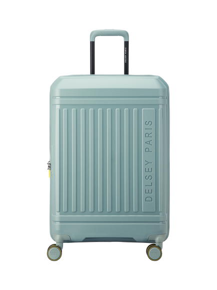 DELSEY Lutece 4-Wheel 69cm Expandable Medium Suitcase, Sage Green