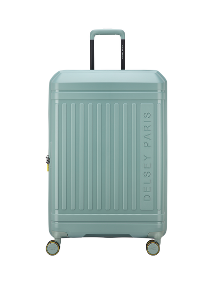 DELSEY Lutece 4-Wheel 76cm Expandable Large Suitcase, Sage Green