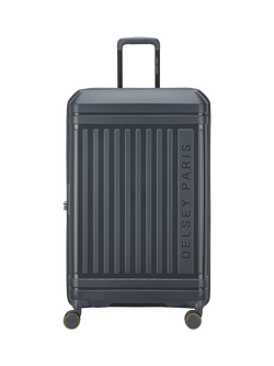 DELSEY Lutece 4-Wheel 81cm Expandable Large Suitcase, Graphite