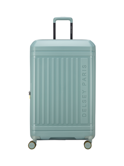 DELSEY Lutece 4-Wheel 81cm Expandable Large Suitcase, Sage Green