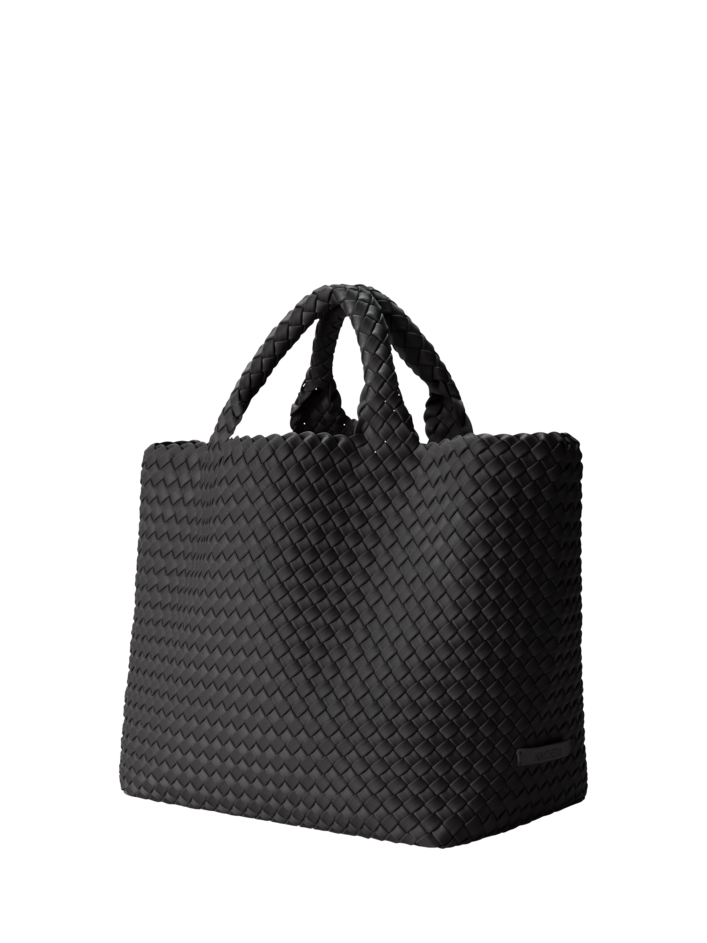 NAGHEDI St Barths Woven Medium Tote Bag, Ash