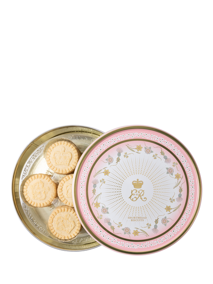 Royal Collection Queen Elizabeth II Centenary Biscuit Tin, 375g - view 2, Pink