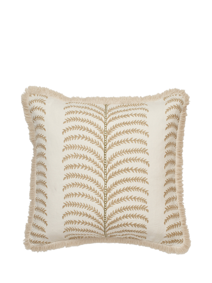 OKA Areca Cushion - view 2, Oatmeal