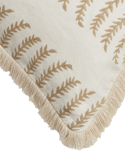 OKA Areca Cushion, Oatmeal