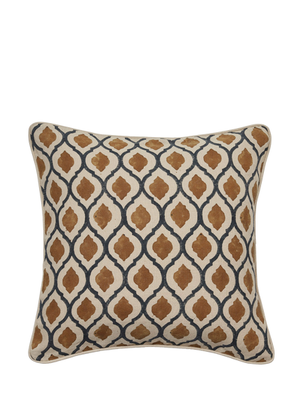 OKA Chadhana Cushion, Washed Orange