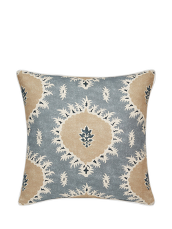 OKA Drisana Cushion Cover, Grey Blue, Grey Blue