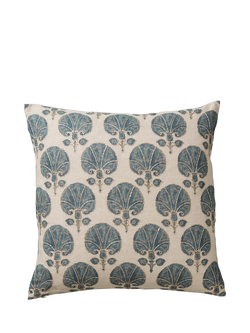 OKA Kabibi Cushion, Grey Blue