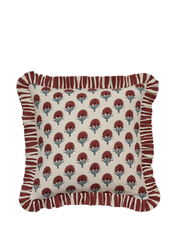 OKA Latkan Cushion, Blood Orange