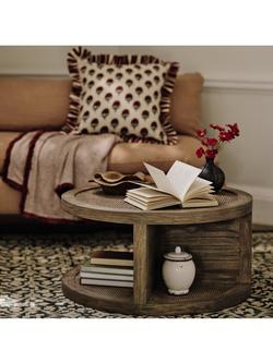 OKA Latkan Cushion - view 2, Blood Orange